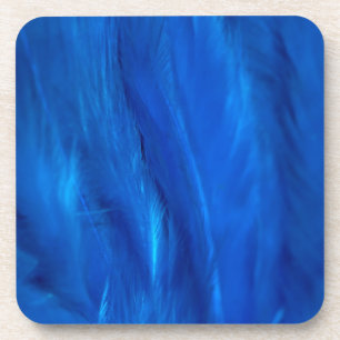 Dessous-de-verre Plumes bleu ciel et vers le bas