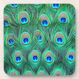 Dessous-de-verre Plumes de paon