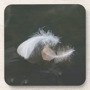 Dessous-de-verre Plumes d'oie flottantes