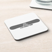 Dessous-de-verre Plus de méthode Moins de double liège (Côté gauche)