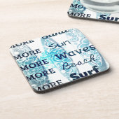 Dessous-de-verre Plus de vie de plage (Côté gauche)