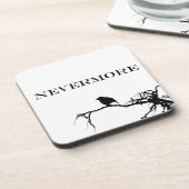 Dessous-de-verre Plus Raven Poem Edgar Allan Poe Citation (Côté gauche)