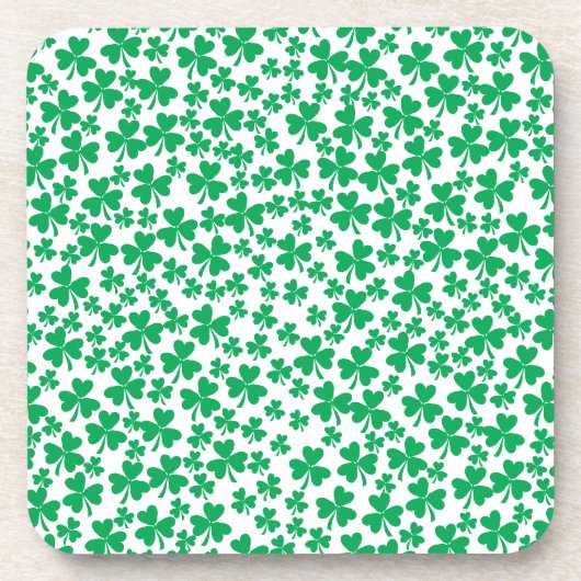 Dessous-de-verre Plusieurs Shamrocks (Devant)