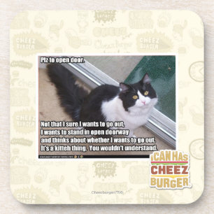 Dessous-de-verre PLZ à la porte ouverte