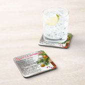 Dessous-de-verre Poème d'ami - conception de Noël (Côté Droit)