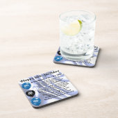 Dessous-de-verre Poème de mari - soixantième anniversaire (Côté Droit)