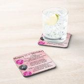 Dessous-de-verre Poème de nièce - 21ème anniversaire (Côté Droit)