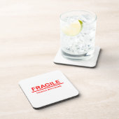 Dessous-de-verre Poignée fragile avec soin (Côté Droit)