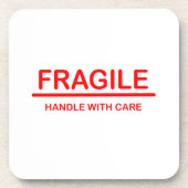Dessous-de-verre Poignée fragile avec soin (Devant)