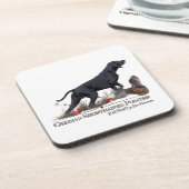 Dessous-de-verre Pointeur à poils courts allemand, Poster de Tapiss (Côté gauche)