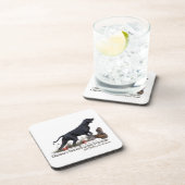 Dessous-de-verre Pointeur à poils courts allemand, Poster de Tapiss (Côté Droit)