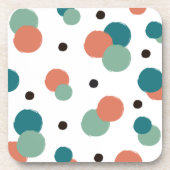 Dessous-de-verre Points colorés esthétiques (Devant)