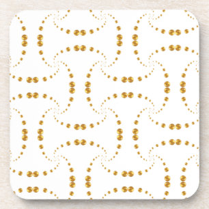 Dessous-de-verre Points dorés élégants