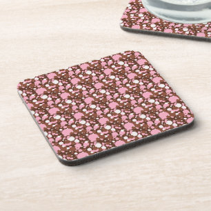 Dessous-de-verre Points napolitains 03-Brown Med.