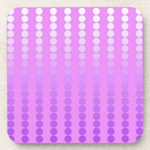 Dessous-de-verre Points satinés - teintes d'orchidée