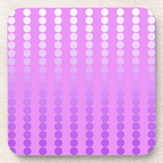 Dessous-de-verre Points satinés - teintes d'orchidée (Devant)