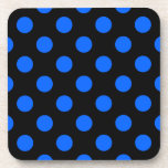Dessous-de-verre Pois bleu et noir<br><div class="desc">Pois bleu et noir</div>