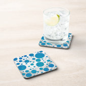 Dessous-de-verre Pois bleu océan (Côté Droit)