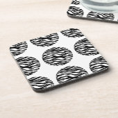 Dessous de verre Pois d'impression Zebra (Côté gauche)