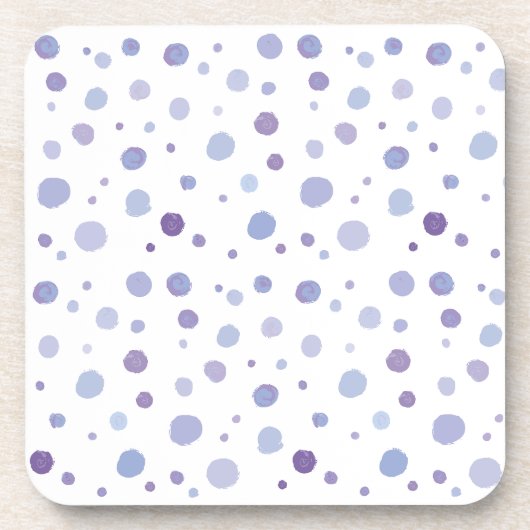 Dessous-de-verre pois peint à la main (Devant)