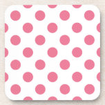 Dessous-de-verre Pois rose et blanc<br><div class="desc">Pois rose et blanc</div>