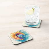 Dessous-de-verre Poisson coloré Koi (Côté Droit)