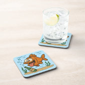 Dessous-de-verre Poisson et bière (Côté Droit)