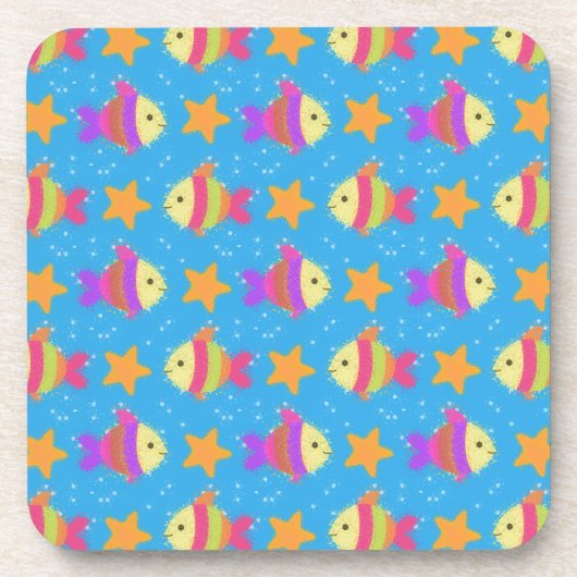 Dessous-de-verre Poisson Et Motif D'Épée (Devant)