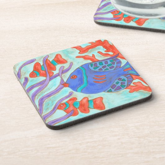 Dessous-de-verre Poisson Pop (Côté gauche)