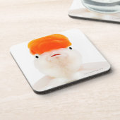 Dessous-de-verre Poisson rouge de lionhead de policier militaire (Côté gauche)