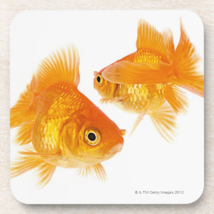 Dessous-de-verre Poisson rouge deux se croisant