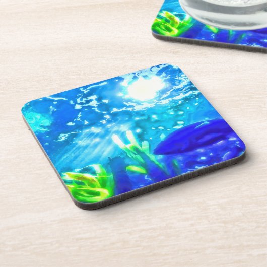 Dessous-de-verre Poisson Sous La Mer (Côté gauche)