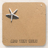 Dessous-de-verre Poisson Starfish sur Sandy Beach (Devant)