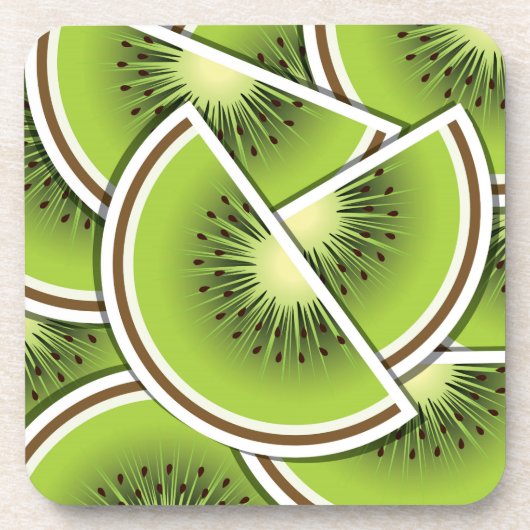 Dessous-de-verre Poissons funky kiwi (Devant)