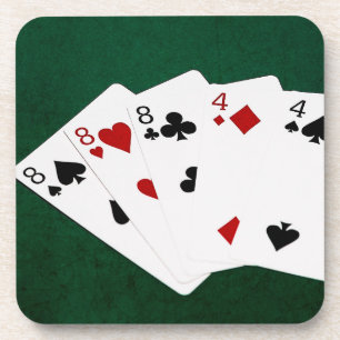 Dessous-de-verre Poker Hands - Full House - Huit et Quatre