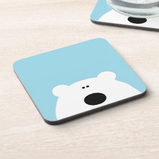 Dessous-de-verre Polar Bear Blue (Côté gauche)