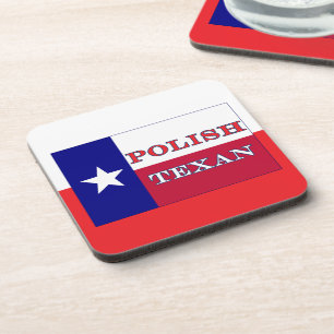 Dessous-de-verre Polish Texan Texas Flag