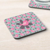 Dessous-de-verre Polka Dot Birds and Flowers (Côté gauche)