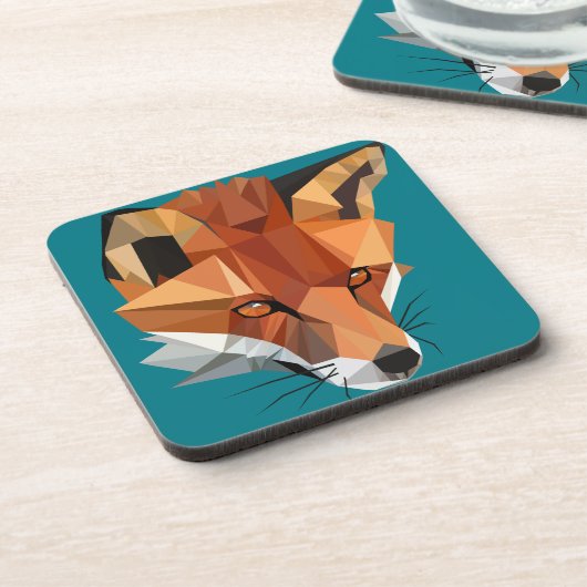 Dessous-de-verre Polygon Fox Custom (Côté gauche)