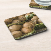 Dessous-de-verre Polynésie, Royaume des Tonga. Affichage des noix d (Côté gauche)