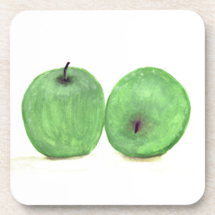 Dessous-de-verre Pommes vertes aquarelle fruit Cuisine Restauration