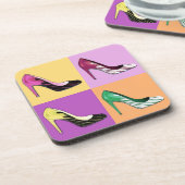 Dessous-de-verre Pompes Stiletto Pop Art / Chaussures / talons haut (Côté gauche)