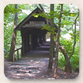 Dessous-de-verre Pont couvert de Cambron, Comté de Madison, Alabama (Devant)