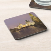 Dessous-de-verre Pont de Charles, photo de souvenir de Prague (Côté gauche)