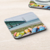 Dessous-de-verre Pont Mackinac Et Canoës (Côté gauche)