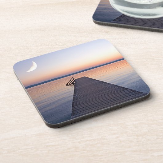 Dessous-de-verre Pont Moon Sur Buscharner | Lac Starnberg (Côté gauche)