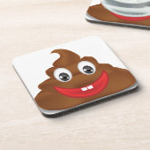 Dessous-de-verre poo emojis (Côté gauche)