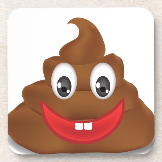 Dessous-de-verre poo emojis (Devant)