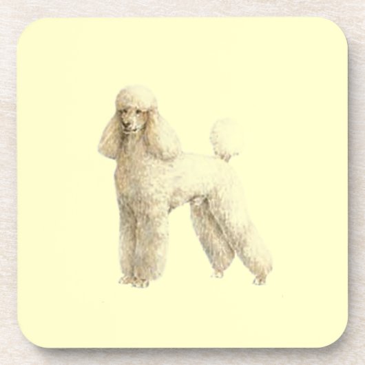 Dessous-de-verre Poodle — Clip de chiot (Devant)