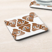 Dessous-de-verre poop emojis (Côté gauche)